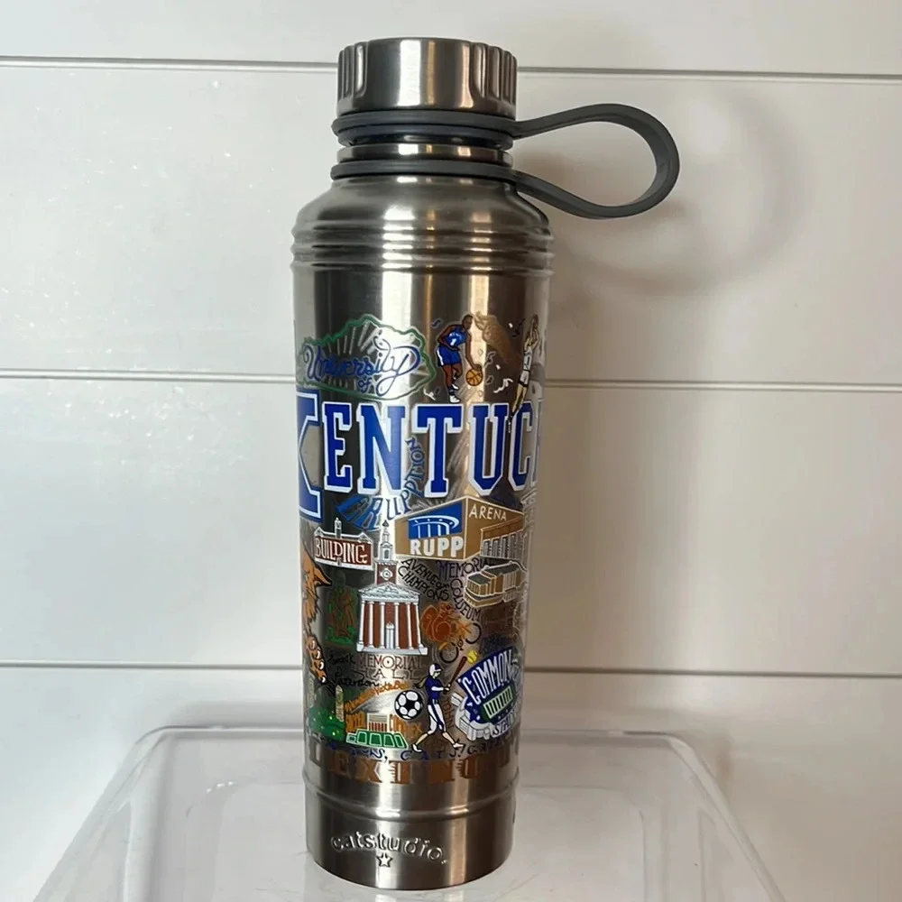 Catstudio Kentucky Stainless Steel 18‎ oz. Thermal Bottle.